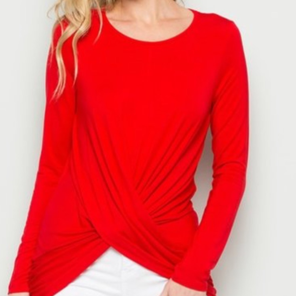 ⚡️CYBER SALE⚡️ Twisted Cross Front Top